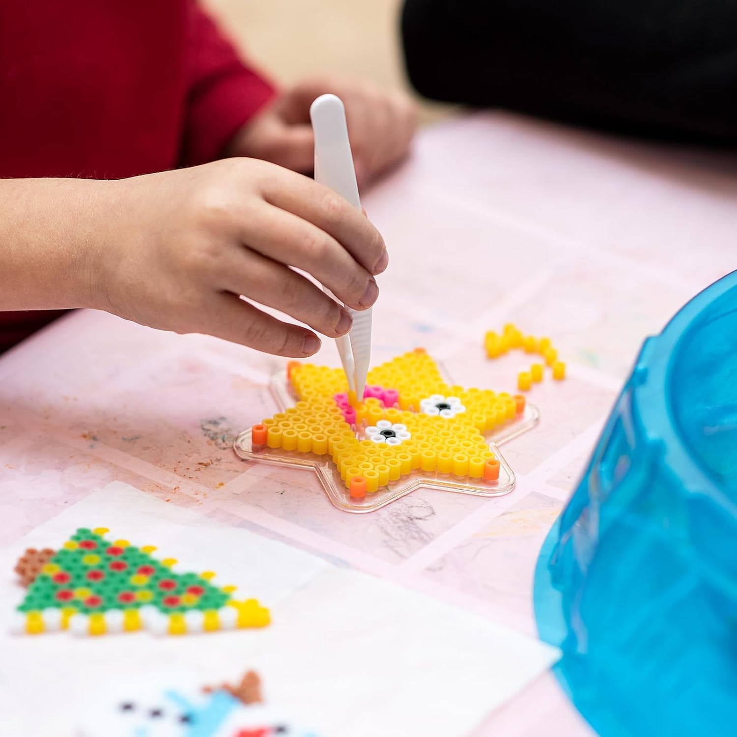 Beading Supplies - Large Clear Pegboards for 5mm Fuse Bead Projects