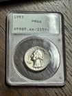 1953 Washington Silver Quarter Proof PCGS PR66 Old Rattler OGH Holder (Slab3364)
