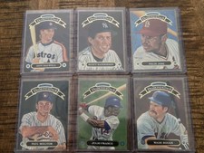 1992 Donruss Diamond Kings Lot (6 Cards) Bagwell Boggs Molitor Franco Sanderson