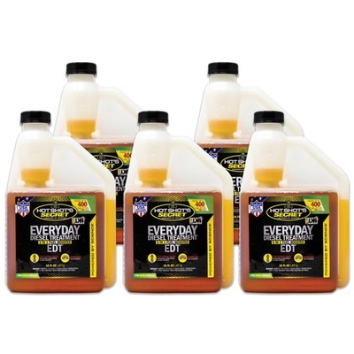 Hot Shots Secret Everyday Diesel Treatment 16 oz. 5 Pack Squeeze Bottle,