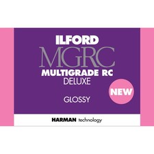 Ilford Multigrade V RC Deluxe Glossy Surface Black  White Photo Paper, 190gsm,