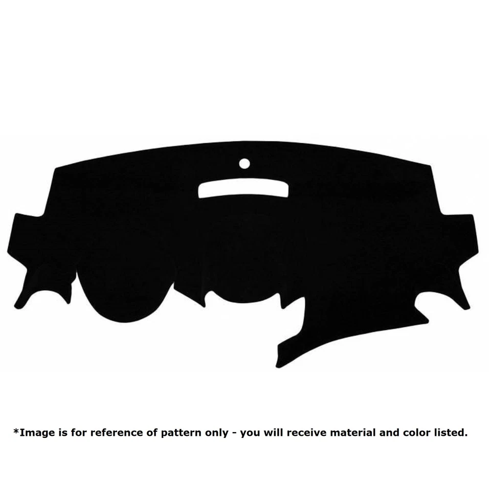 Ford Fiesta 2014-2019 con TS gamuza cepillada tablero cubierta alfombrilla gris carbón Foto 3 de 3