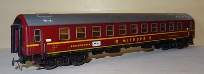 HHEFP057 Schicht 426/59 (Ep3) / DR / WLAB4ge, UIC-Y Schlafwagen rot / 1:87 H0