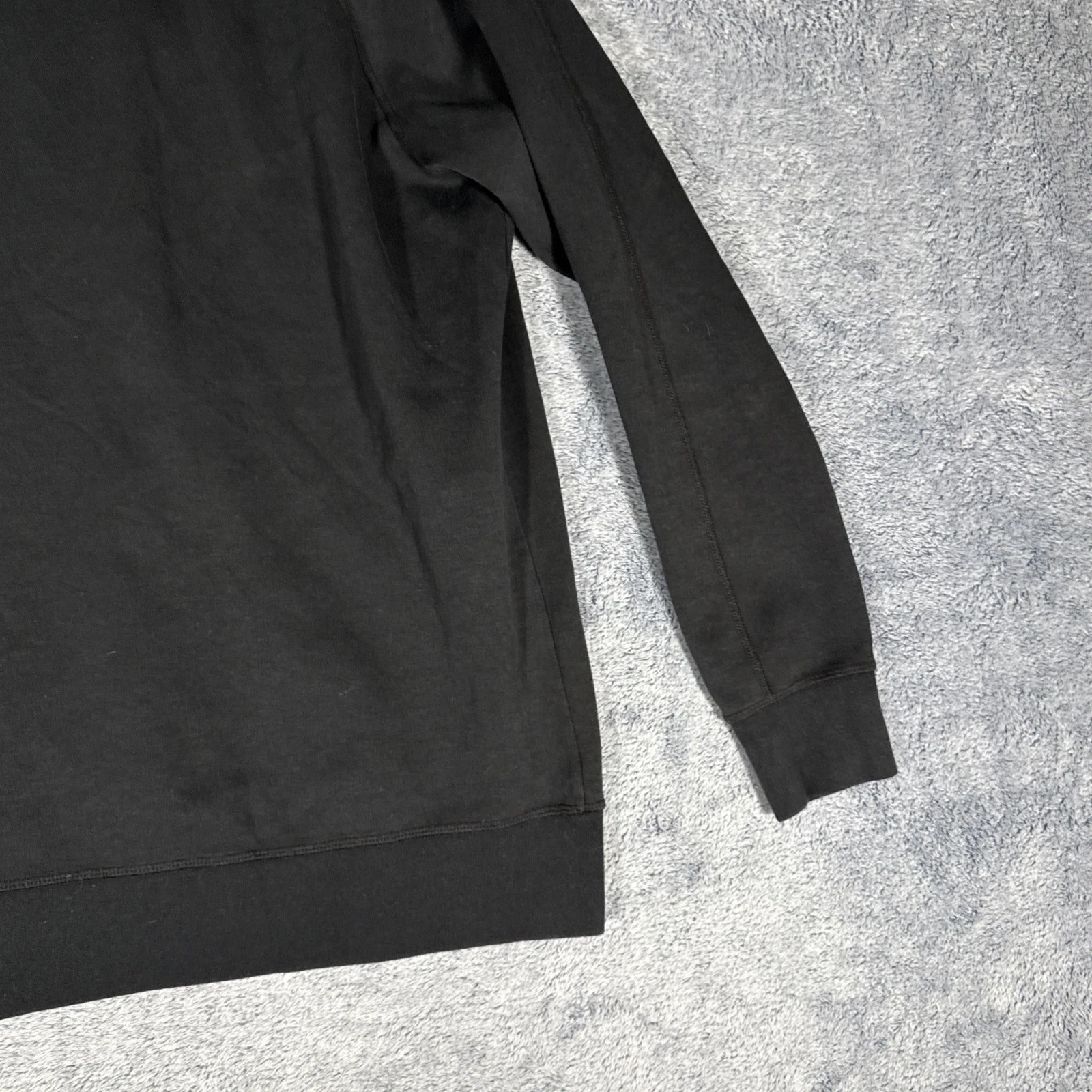 Apple Store Employee Jacket Full Zip Adult Size Small Logo Black Cotton Blend - product detail image 16