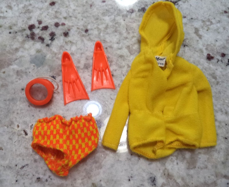 SCUBA-DO'S # 1788 * Vintage 1970-71 MOD Barbie Mattel * Near Complete Excellent