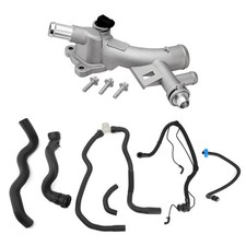 Complete Set Engine Coolant Water Outlet W/ Hose &Pipe For Chevy Sonic Trax 2013