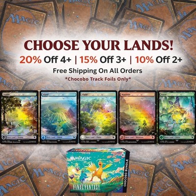 Chocobo Track Foil Lands - Commander: MTG Final Fantasy (FIC) - Near Mint