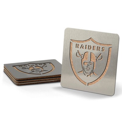 Las Vegas Raiders NFL YouTheFan! Untersetzer Boaster (4er-Set)