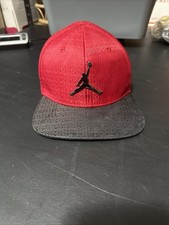 Air Jordan Hat Toddler Red Black 23 Print Black Emblem Jumpman Snapback