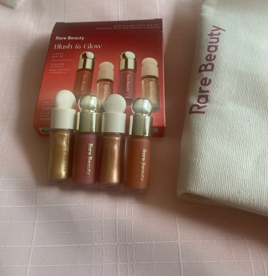 Rare Beauty Blush & Glow 4-Piece mini Set Limited Edition NEW  - Image 4 of 4