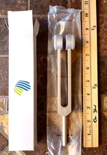 128 C  tuning fork - for 128 Hz weighted sound therapy - pain relief -relaxation