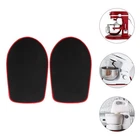 2 Pcs Rubber Mixer Sliding Mat Stand Quilted Slider for Mixers Pad