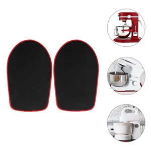 2 Pcs Rubber Mixer Sliding Mat Stand Quilted Slider for Mixers Pad