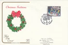 Christmas 12p separate issue GB Cotswold FDC Glastonbury 1986 (53239)