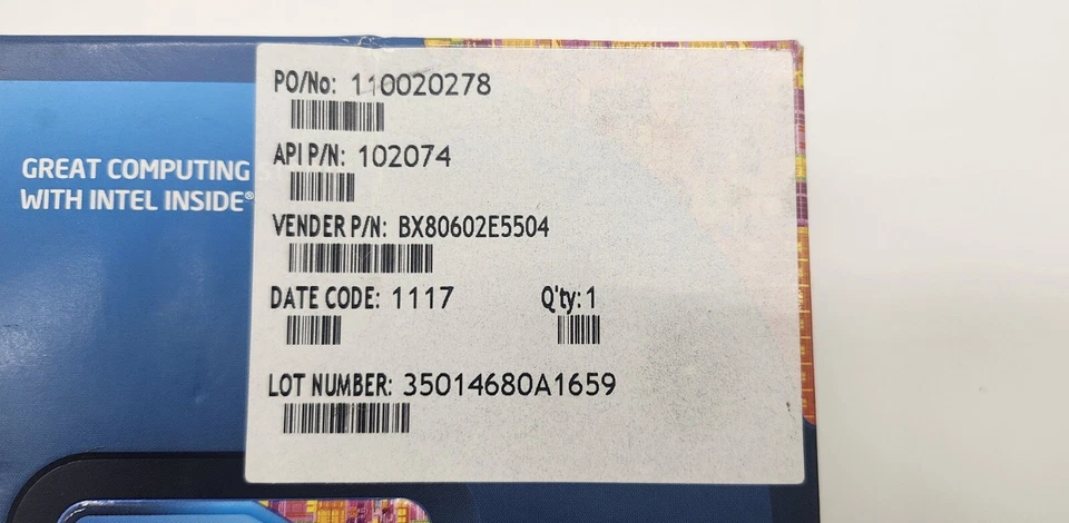 CPU Intel® Xeon™ E5504 4 MB di cache, 2.00 GHz Socket LGA1366 Processore, New - Image 4 of 4