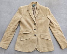 Gorgeous Ralph Lauren Tweed Horse Riding Show Jacket Light Beige Girls Size 2