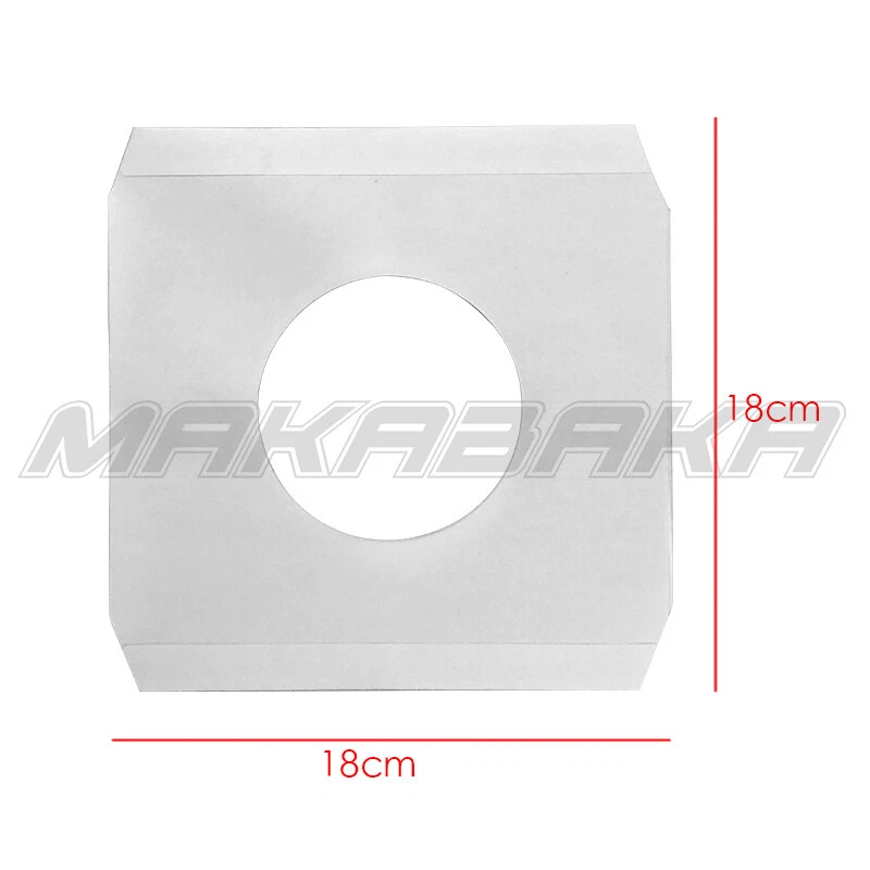 100/200/300x White Paper 7" Inner Vinyl Record LP Sleeves for singles EP 45's AU
