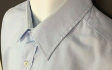 Botany 500 Mens Button up Shirt Light Blue SIZE 17 1/2  34/35