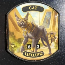 Cat Eternal Relic Token Life Counter Magic Ultra Pro Pack Fresh Ships Free!!