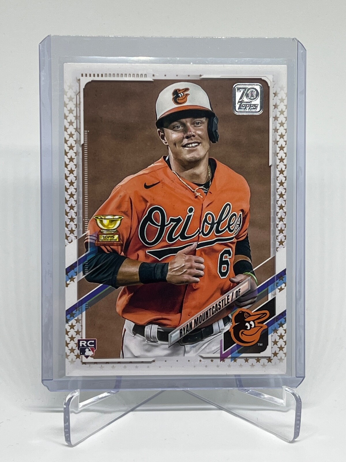 2021 Topps Ryan Mountcastle #143 Gold Cup All-Star Rookie Card Baltimore Orioles