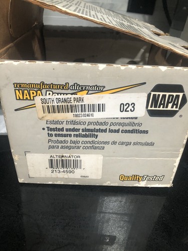 Napa Remanufactured Alternator 213-4590, Standard 85 A - Picture 5 of 6