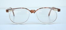 Cazal Vintage Eyeglasses -NOS -Model 330 -Col. 692 - Gold, White, Mosaic Red