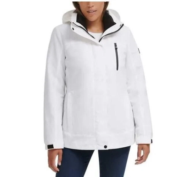 Calvin Klein womens 3-in-1 All Weather System Jacket White Size Small | eBay