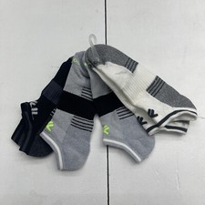 Old Navy 3 Pack White Gray Black Training Socks Mens Size S/M