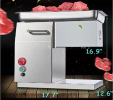 Easy To Operate 110V 15mm Blade QX Commercial Meat Cutter Slicer 250kg/h Output