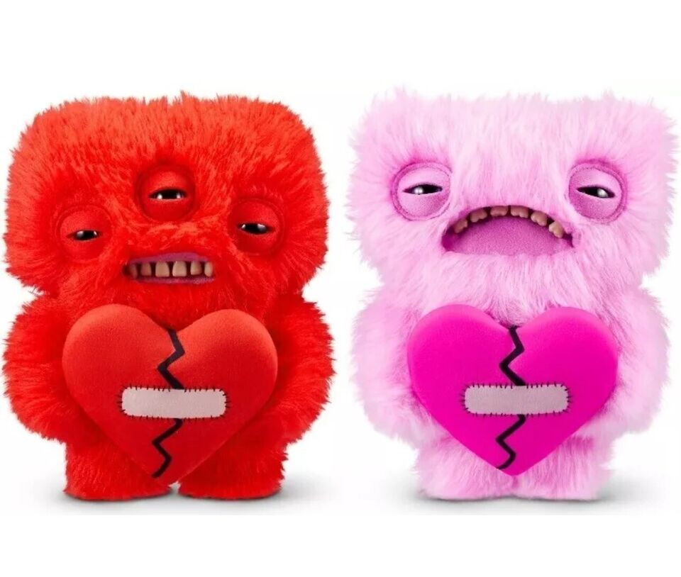 ZURU Fuggler Valentine's Ugly Monster Gift with Chocolates Red Pink  