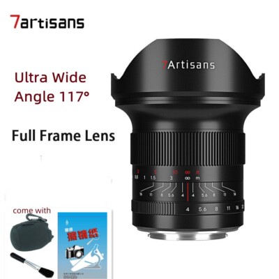 7Artisans 15mm F4.0 Ultra Wide Angle Full Frame Lens for Sony E A9 A7R2 A7M3 A7S