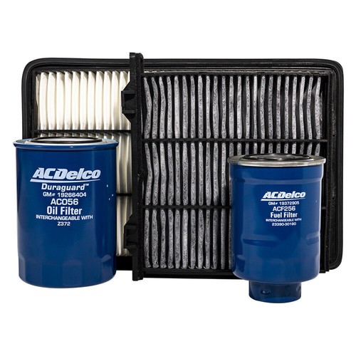 ACDelco Filter Kit Oil Air Fuel Cabin Mitsubishi Pajero NS NT NW NX 4M41 3.2L - Picture 2 of 3
