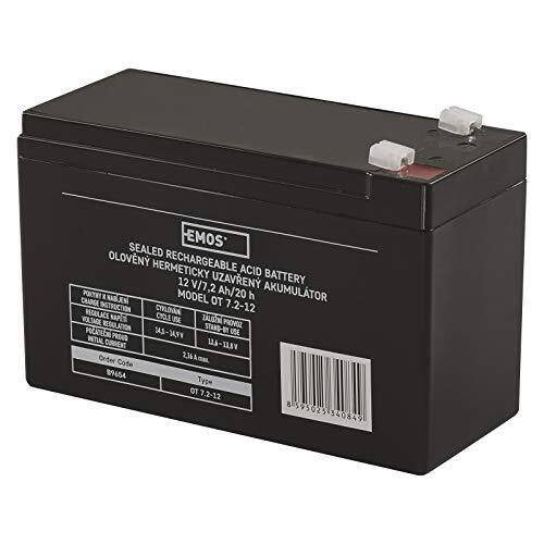 EMOS - Accumulateur Au Plomb Sans Entretien - 12V 5Ah - Batterie
