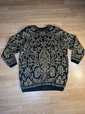 Vintage Alfred Dinner Sweater Size 38 Made In USA