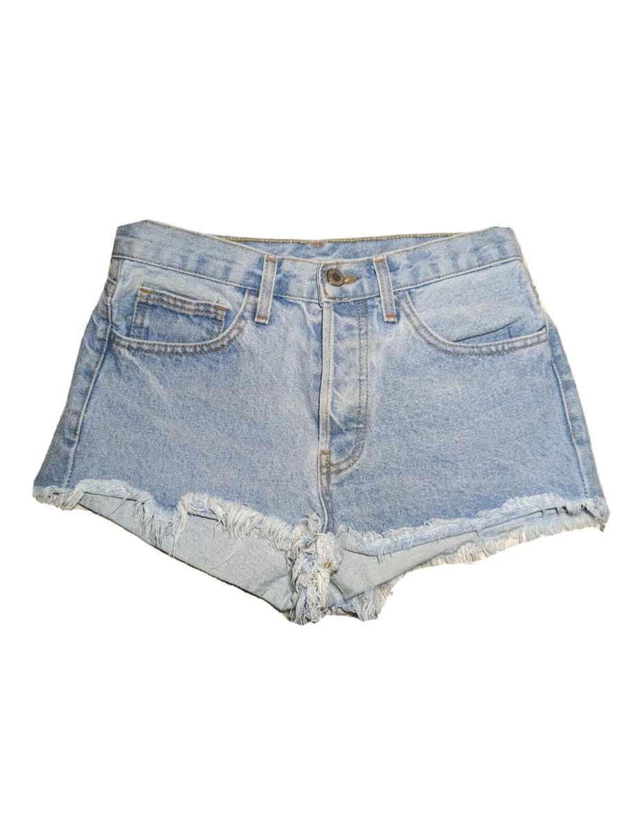 Light wash denim shorts womens new arrivals