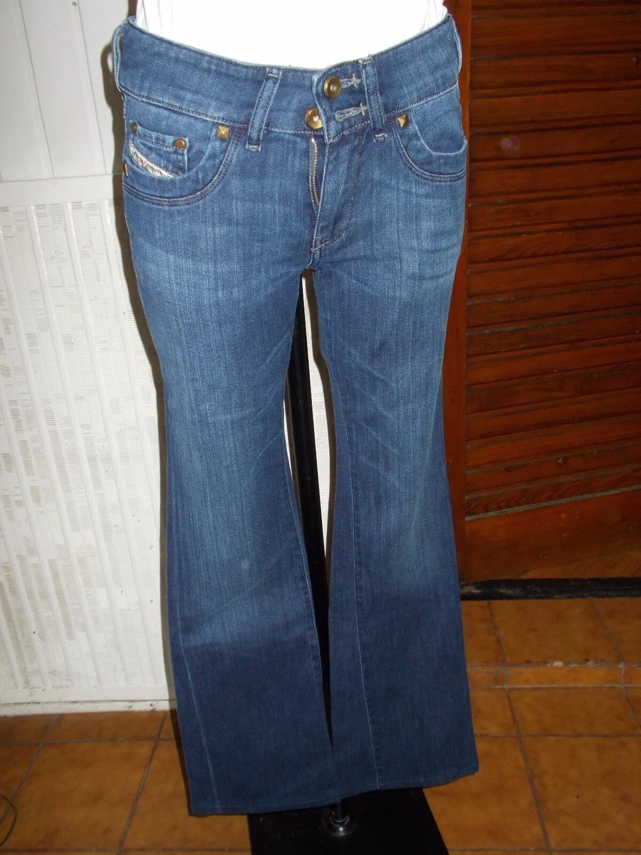 Jeans Diesel Femme Taille 36 (W27-L30) - Coupe Droite, Bleu, Très Bon état