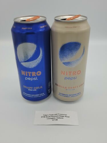 2022 Nitro Pepsi Draft Cola 13,65oz Dosen leer PepsiCo Pepsi-Cola Soda Pop Dosen