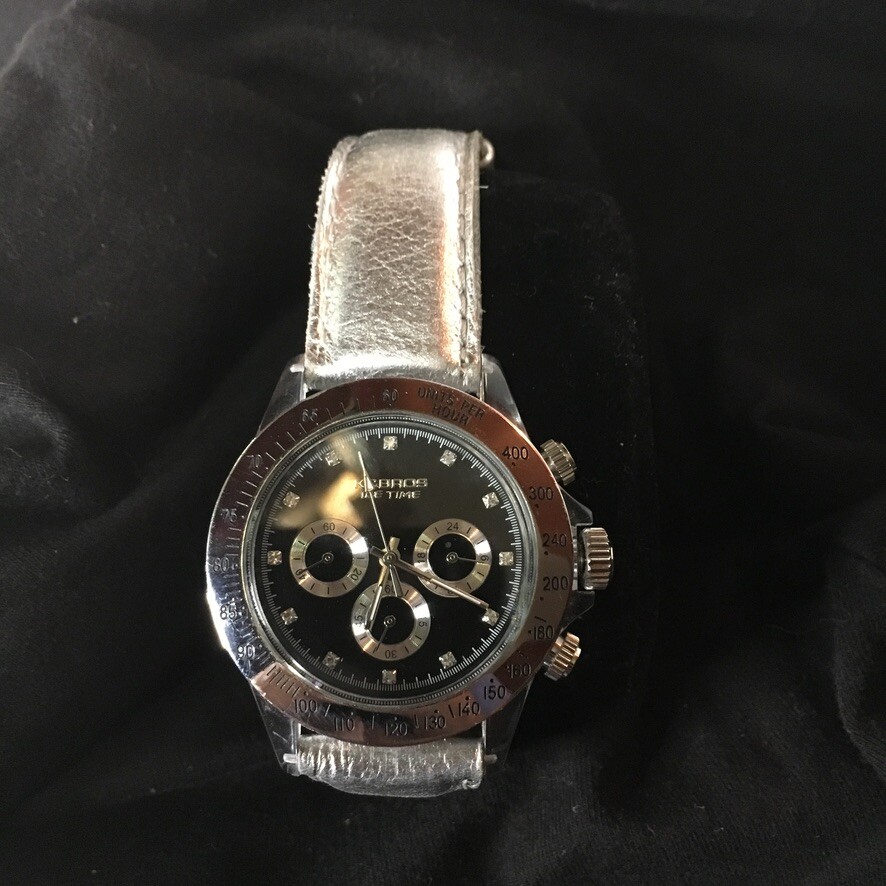 時計 bone strap silver watch 24-SI-5-LINK-
