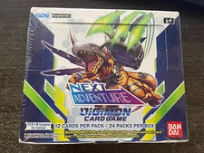 DIGIMON NEXT ADVENTURE 24 BOOSTERS BT-07 ORIGINAL VERSION DISPLAY (ENGLISH)