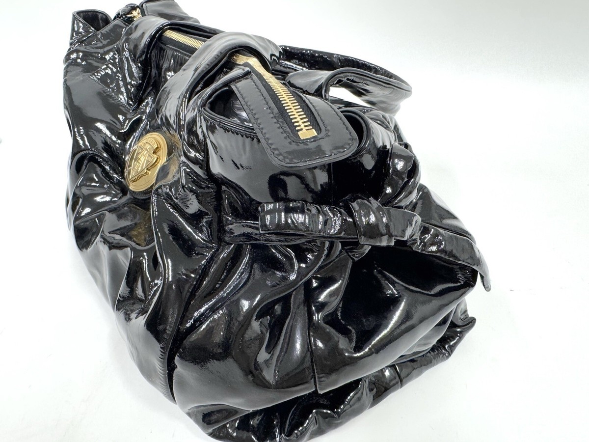 GUCCI/グッチ ショルダーバッグ gucci Histeria bag enamel 197021 women black | eBay