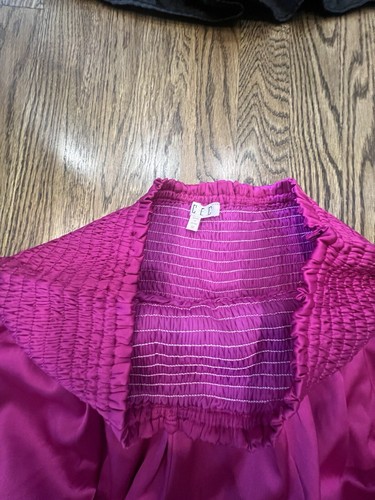 Lot of 2 Women's Sz Medium Pink High Rise Smocked Elastic Waist Stretch Shorts - Picture 3 of 5