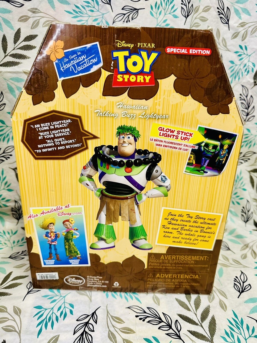 Toy Story Hawaiian Vacation Buzz Lightyear Talking NIB Rare | eBay