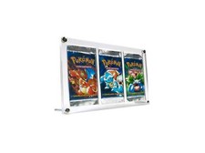 Protection pour Pokemon Booster 3x Support Présentoir Cadre plexi Boitier Boite