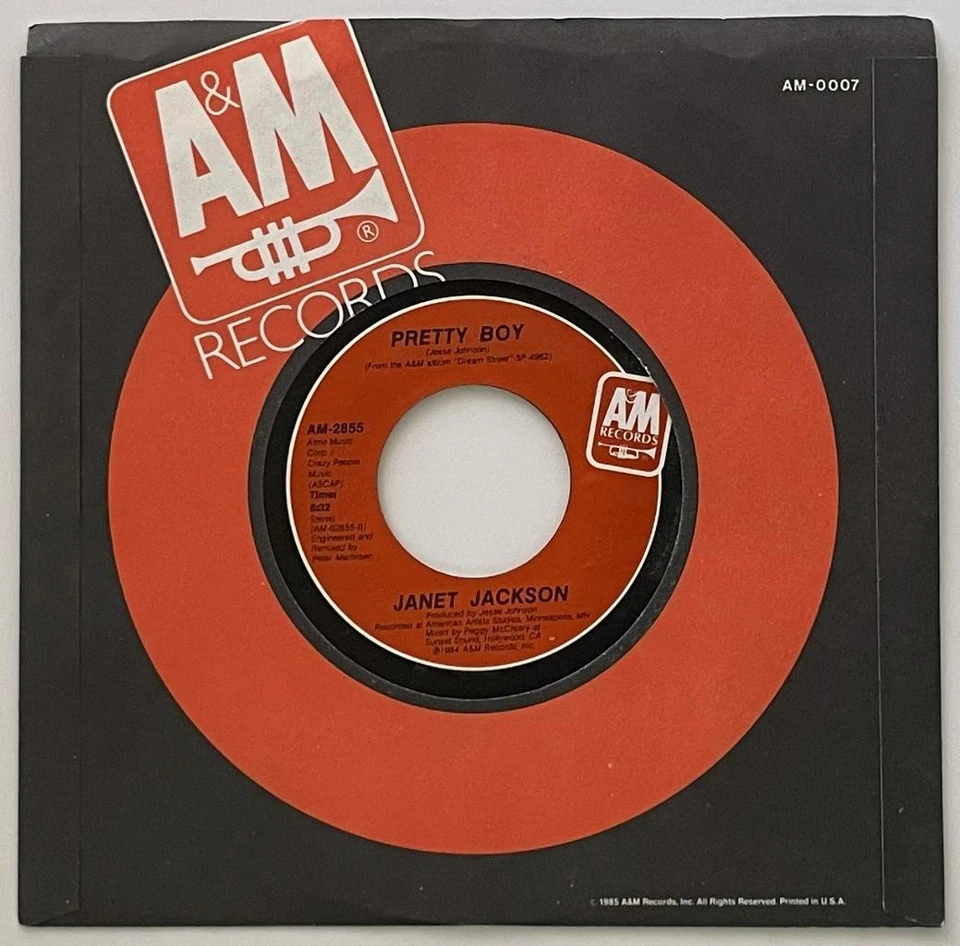 Janet Jackson When I Think of You / Pretty Boy 45 M (unplayed) 1986 Dance R&B - Image 2 of 2
