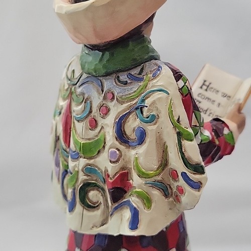 JIM SHORE Here We Come A-wand'ring So Fair to Be Seen WOMAN CAROLER FIGURINE - Picture 21 of 22