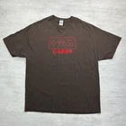 Vintage Y2K NES Controller Shirt Adult 2XL Brown Nintendo Video Game Gamer