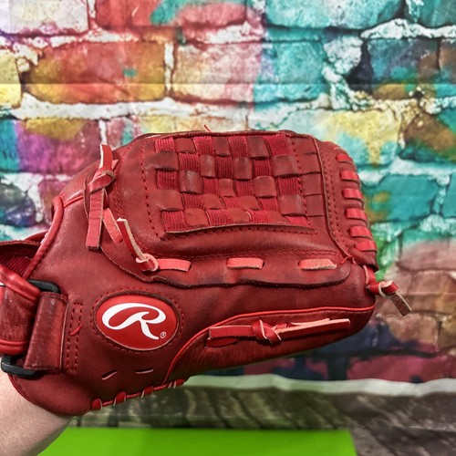 Rawlings Highlight Series Red Baseball Glove Mitt H120S 12 Inch - Picture 10 of 12