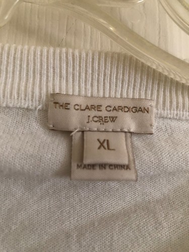 J. Crew Gr. XL The Clare Strickjacke 100% Baumwolle Pullover Oberteil Damen stilvoll - Bild 5 von 10