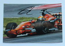 F1 - Adrian Valles original Autogramm auf Foto ca. 13x18