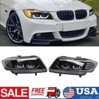 2PCS Front LED Headlight Assembly For BMW Series E90 E91 2008-2012 Head Lamps